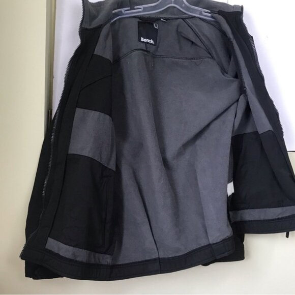 BENCH Light Bomber Cotton Fleece Jacket Pockets Zipper Lightweight Casual XL Top - Picture 14 of 16